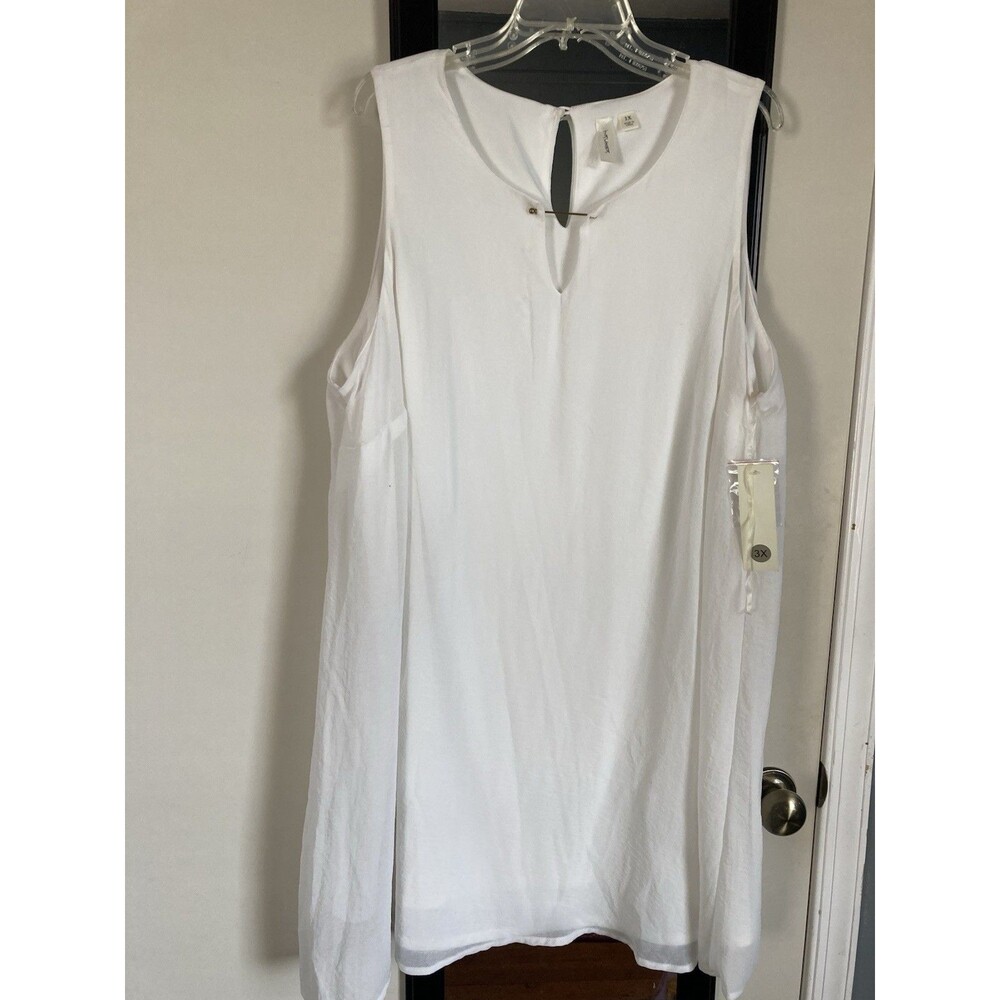 Tacera Women’s Dress NWT Size Plus 3X Ivory Lined Excellent Cond. NEW With TAGS
